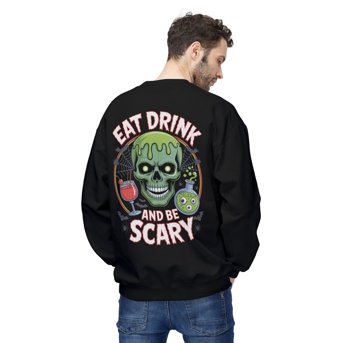 Eat, Drink and be Scary Crewneck Sweatshirt