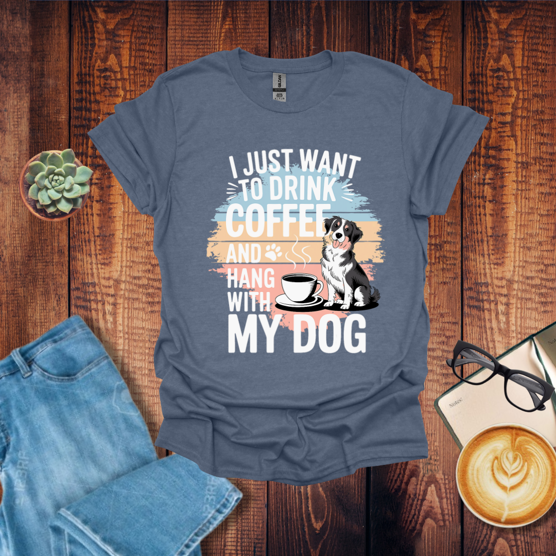 Dog Lover's and Coffee T-Shirt