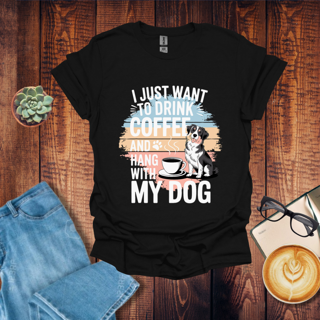 Dog Lover's and Coffee T-Shirt