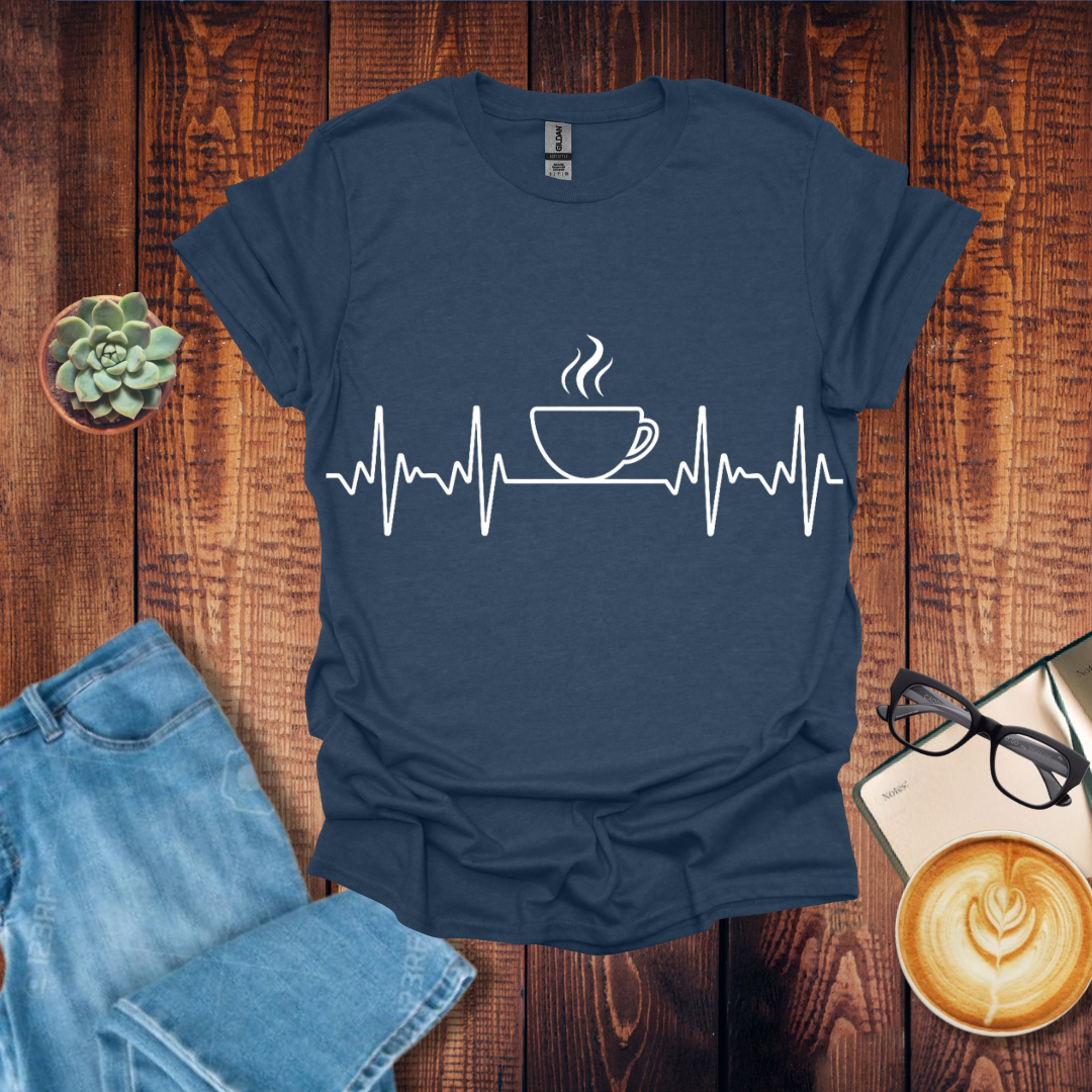 Coffee Heartbeat T-Shirt