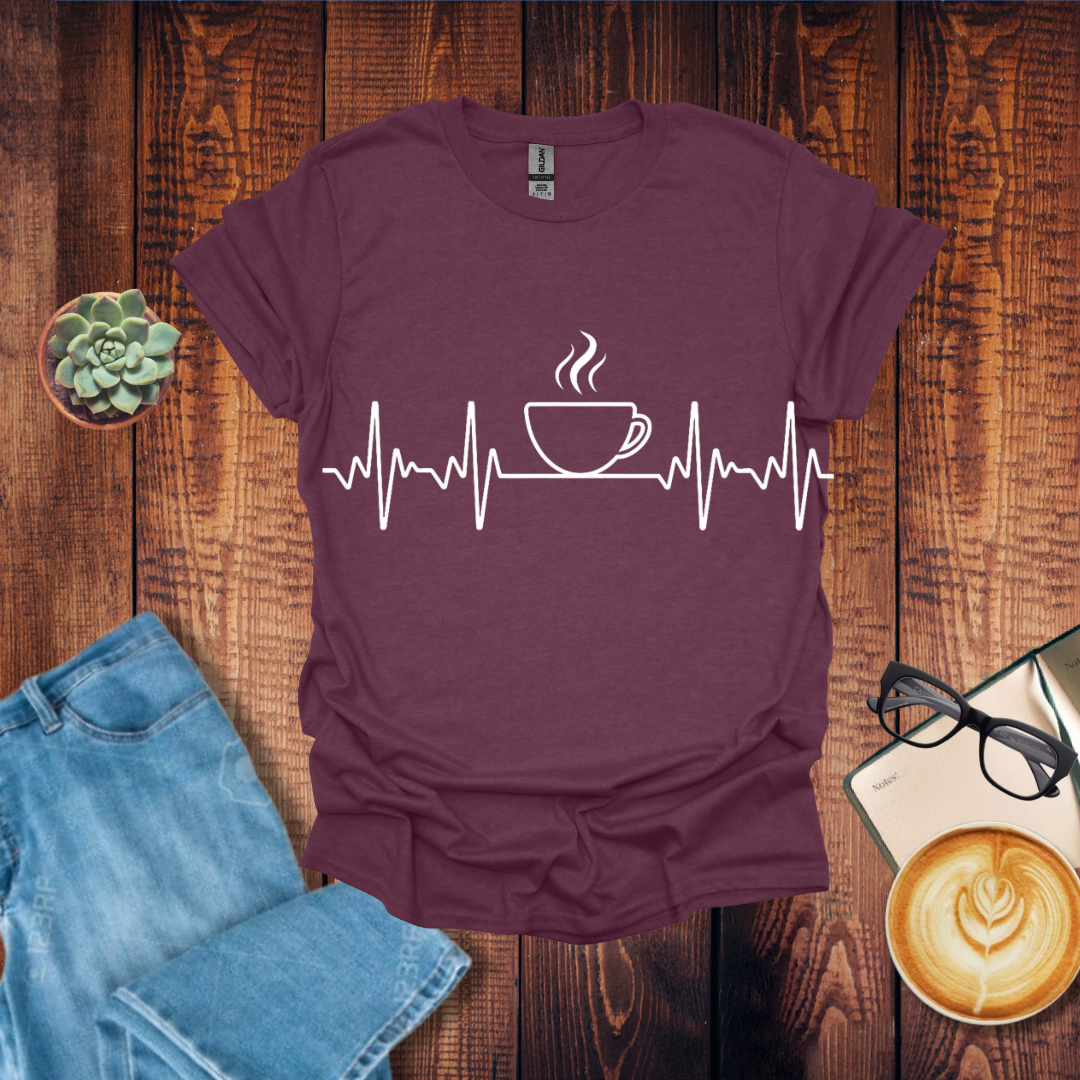 Coffee Heartbeat T-Shirt