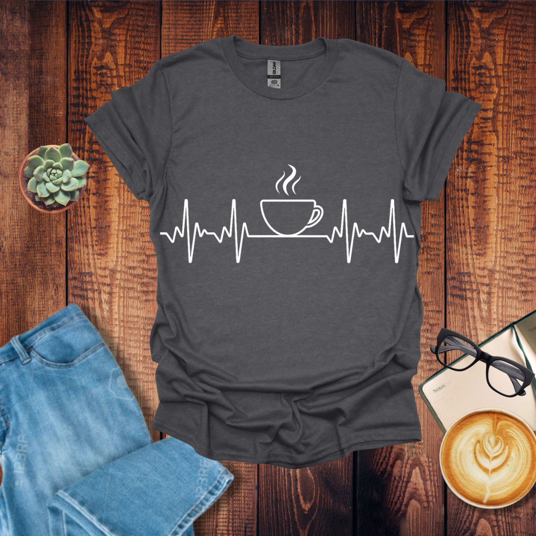 Coffee Heartbeat T-Shirt