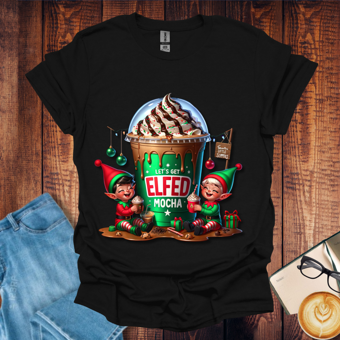"Let’s Get Elfed" Drink Tee