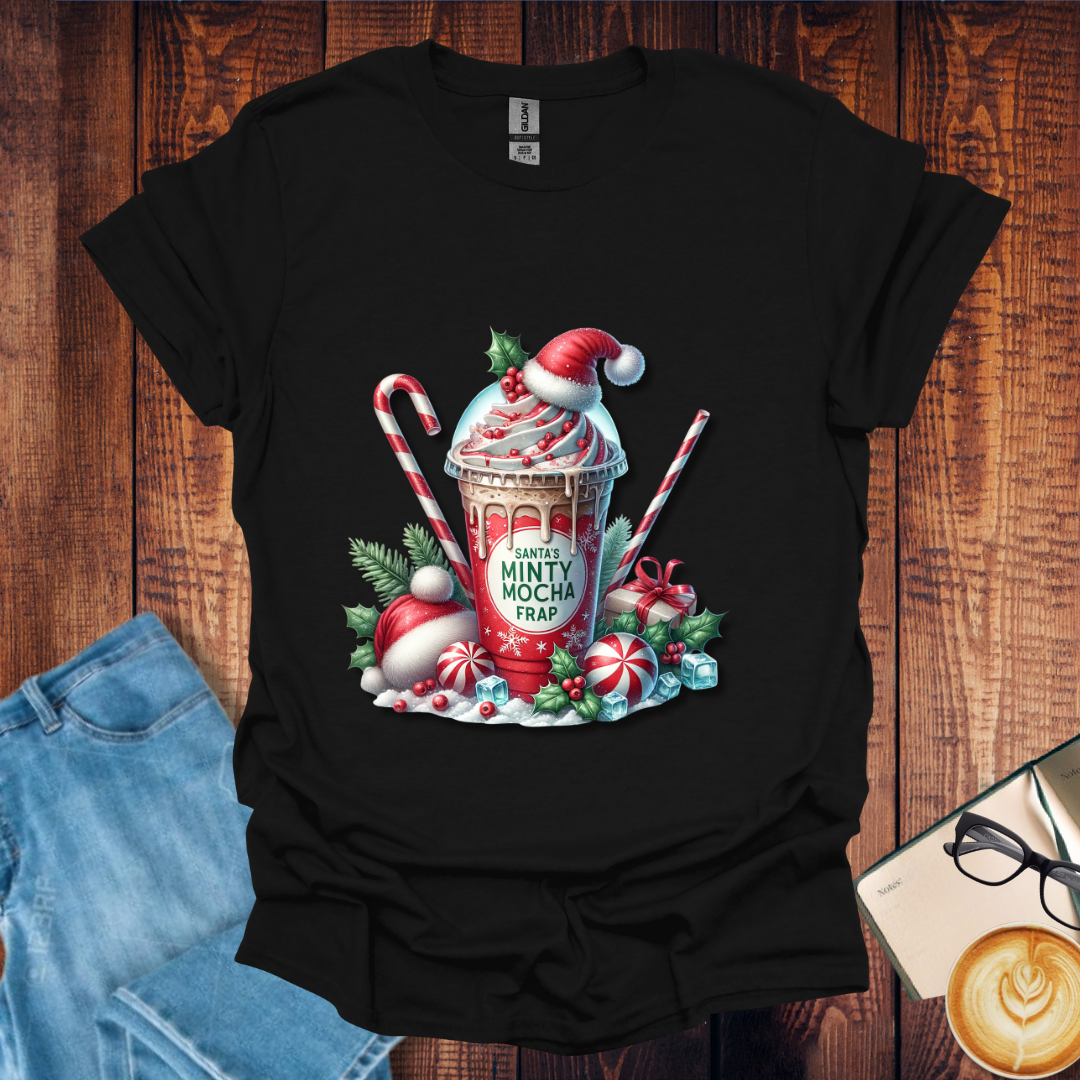 Minty Mocha Frapp Holiday Drink T-Shirt