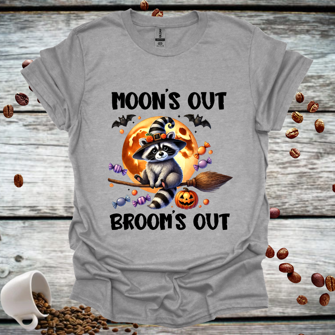 Moons out Brooms Out Unisex Softstyle T-Shirt