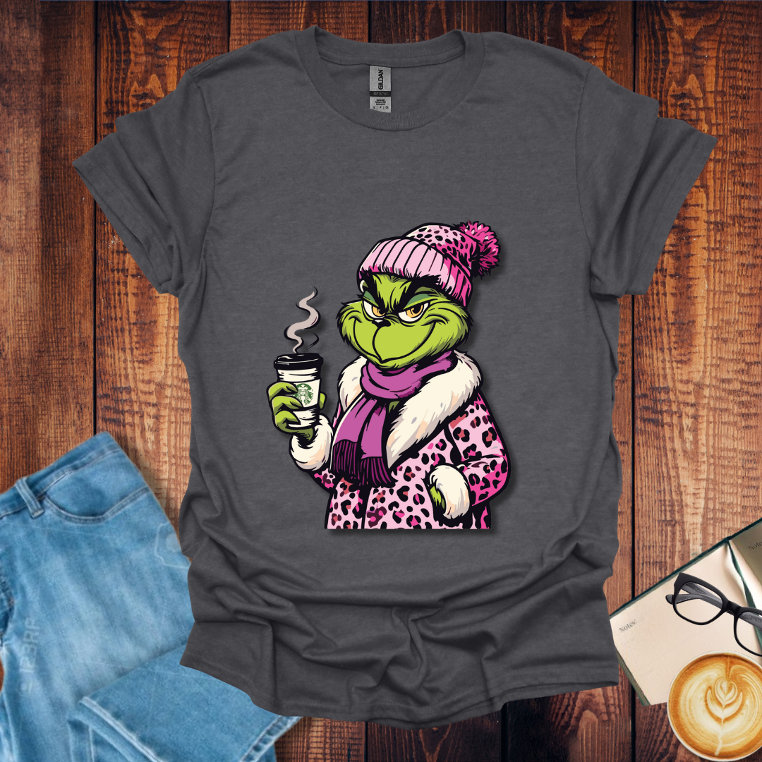 Grinch Winter Coffee T-Shirt