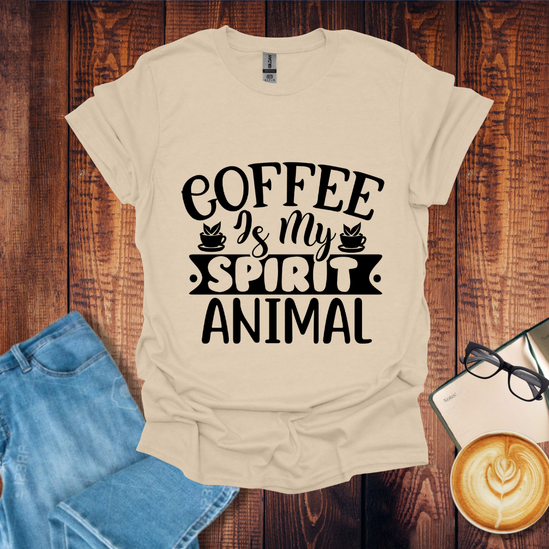 Coffee Spirit Animal Unisex T-Shirt