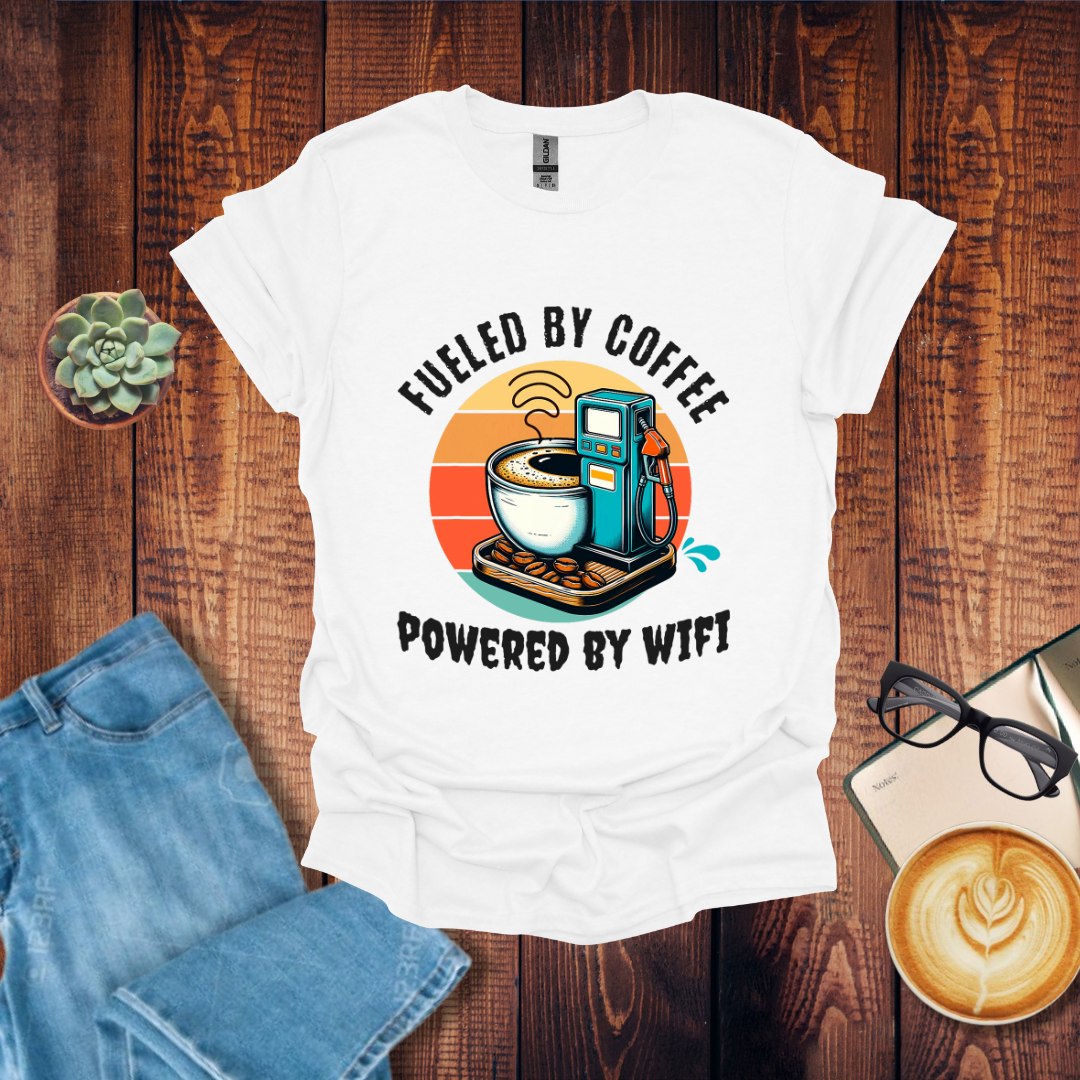 Coffee Lovers and WiFi T-Shirt