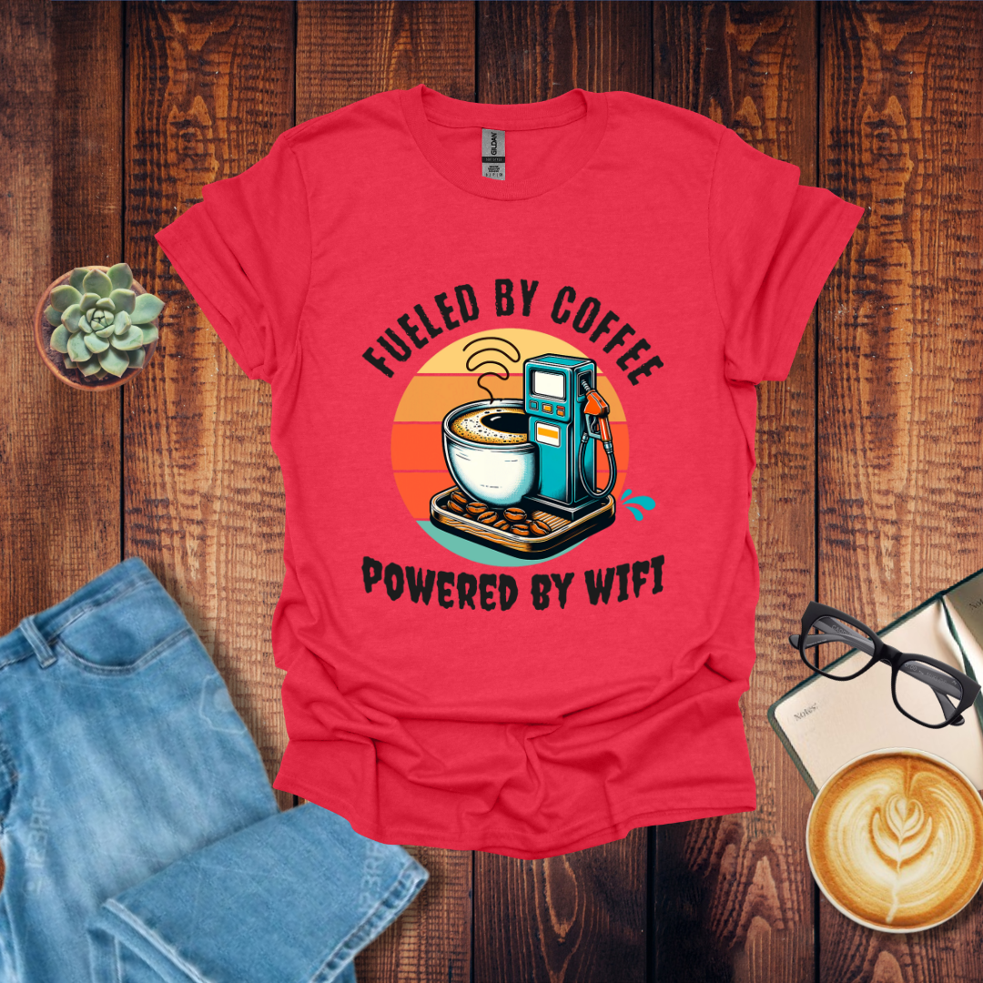 Coffee Lovers and WiFi T-Shirt