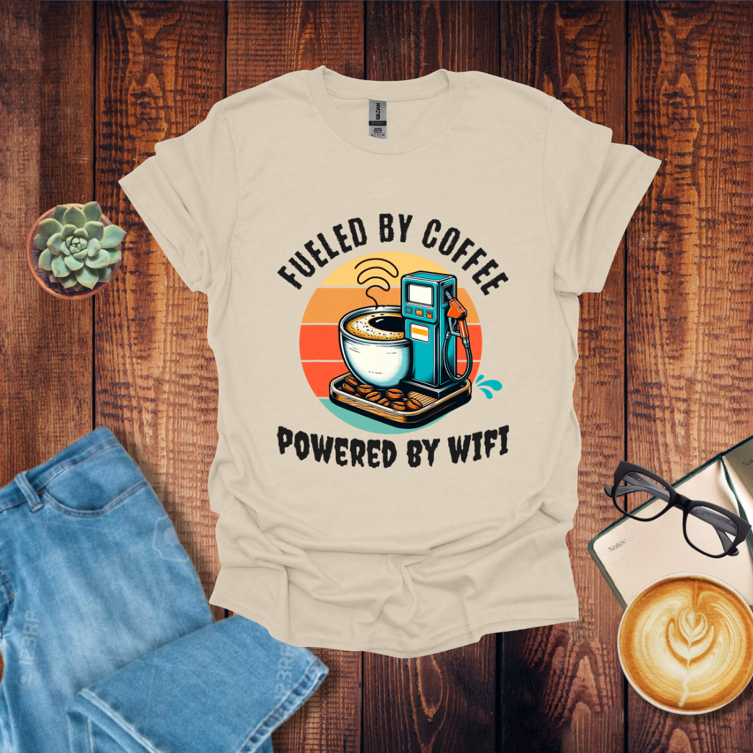 Coffee Lovers and WiFi T-Shirt