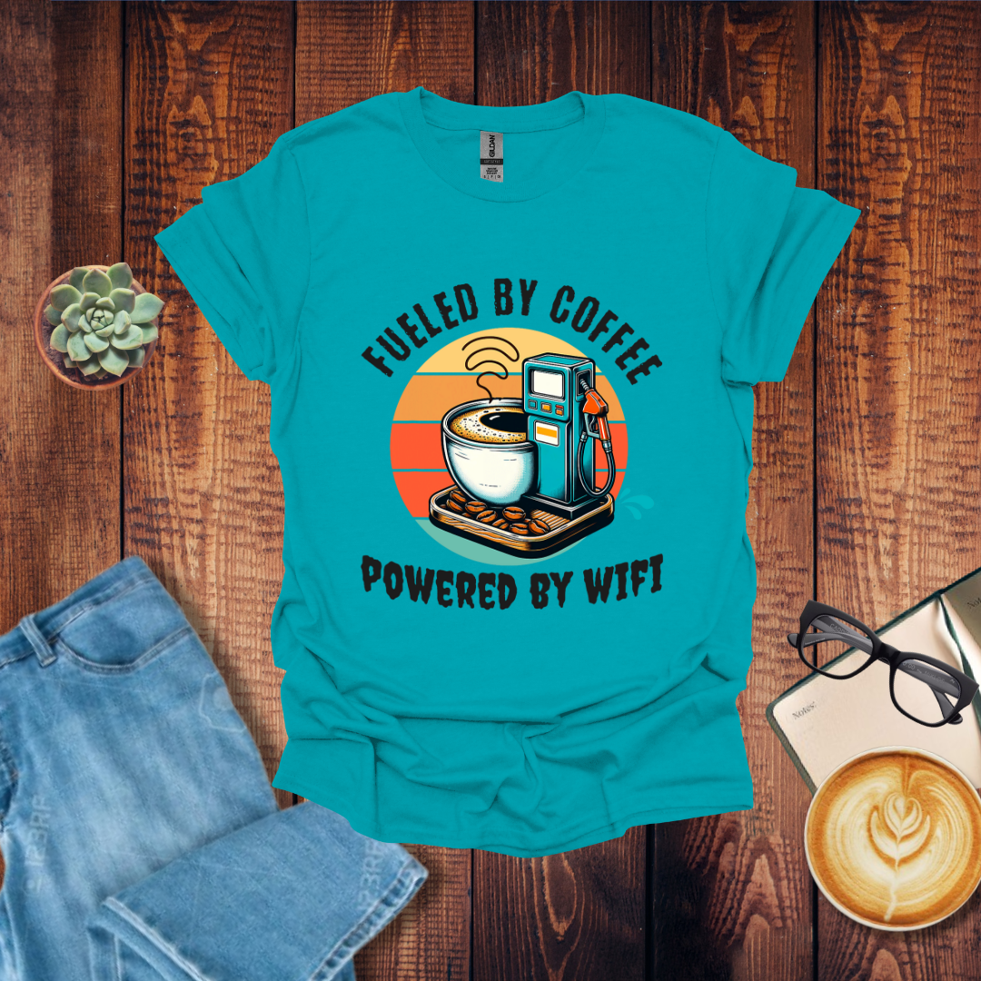 Coffee Lovers and WiFi T-Shirt