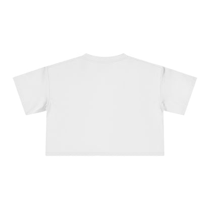 Crop Tee — "Some Things Are Better Left Alone (Like Me, For Instance)" Floral Graphic