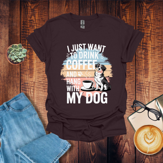 Dog Lover's and Coffee T-Shirt