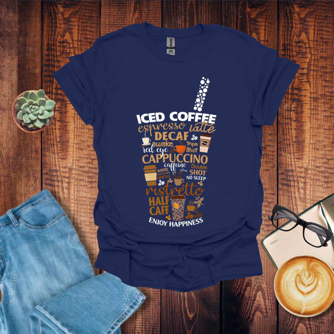 Iced Coffee Lovers T-Shirt