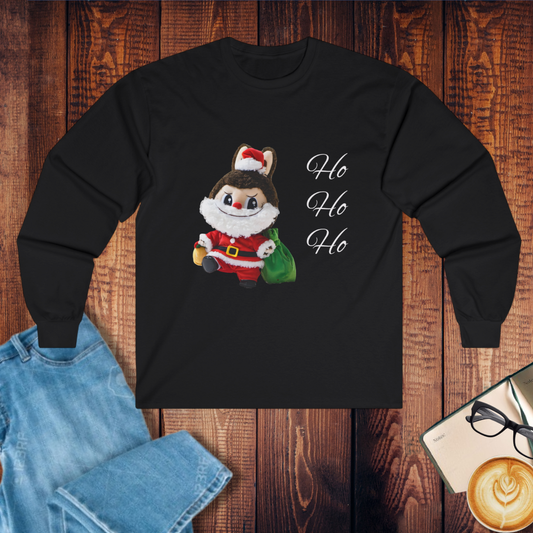 Labubu Christmas 'Ho Ho Ho' Long Sleeve Tee