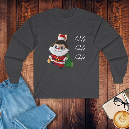 Labubu Christmas 'Ho Ho Ho' Long Sleeve Tee