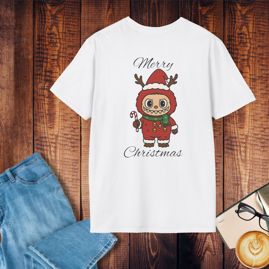 'Merry Christmas Labubu' Cute T-Shirt