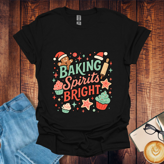 Baking Spirits Bright Christmas T-Shirt