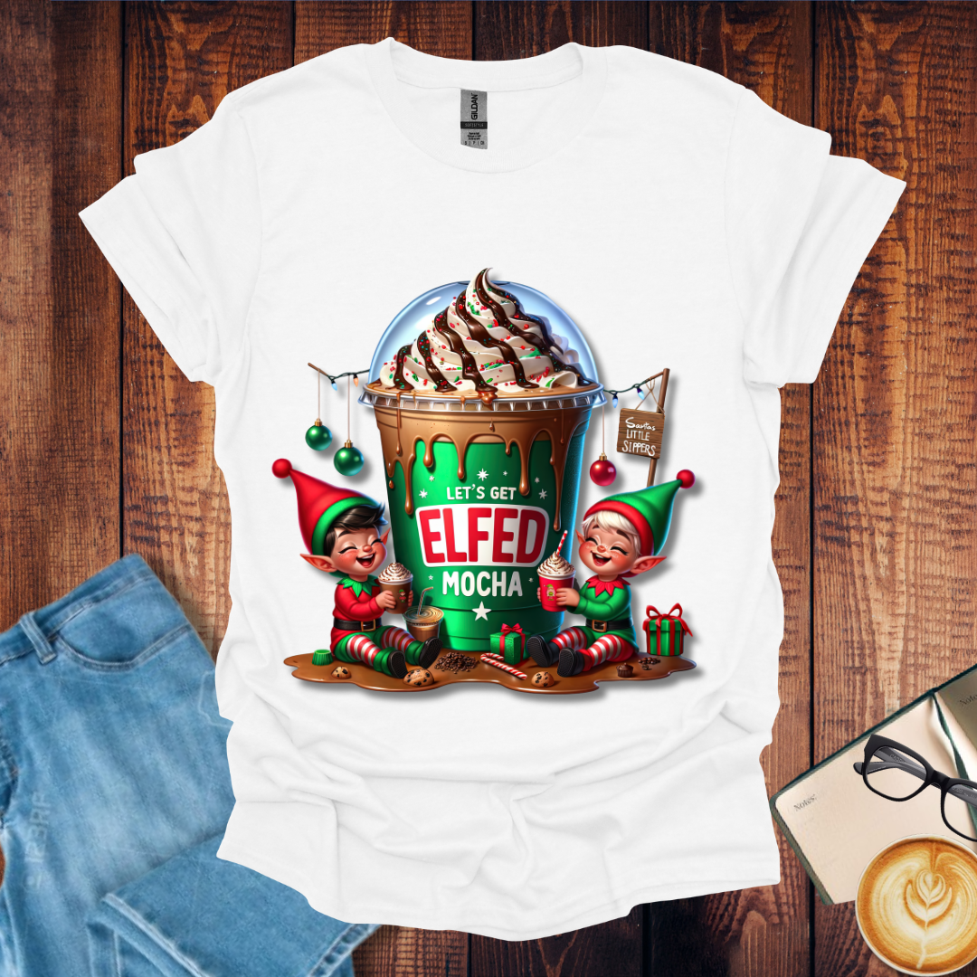 "Let’s Get Elfed" Drink Tee