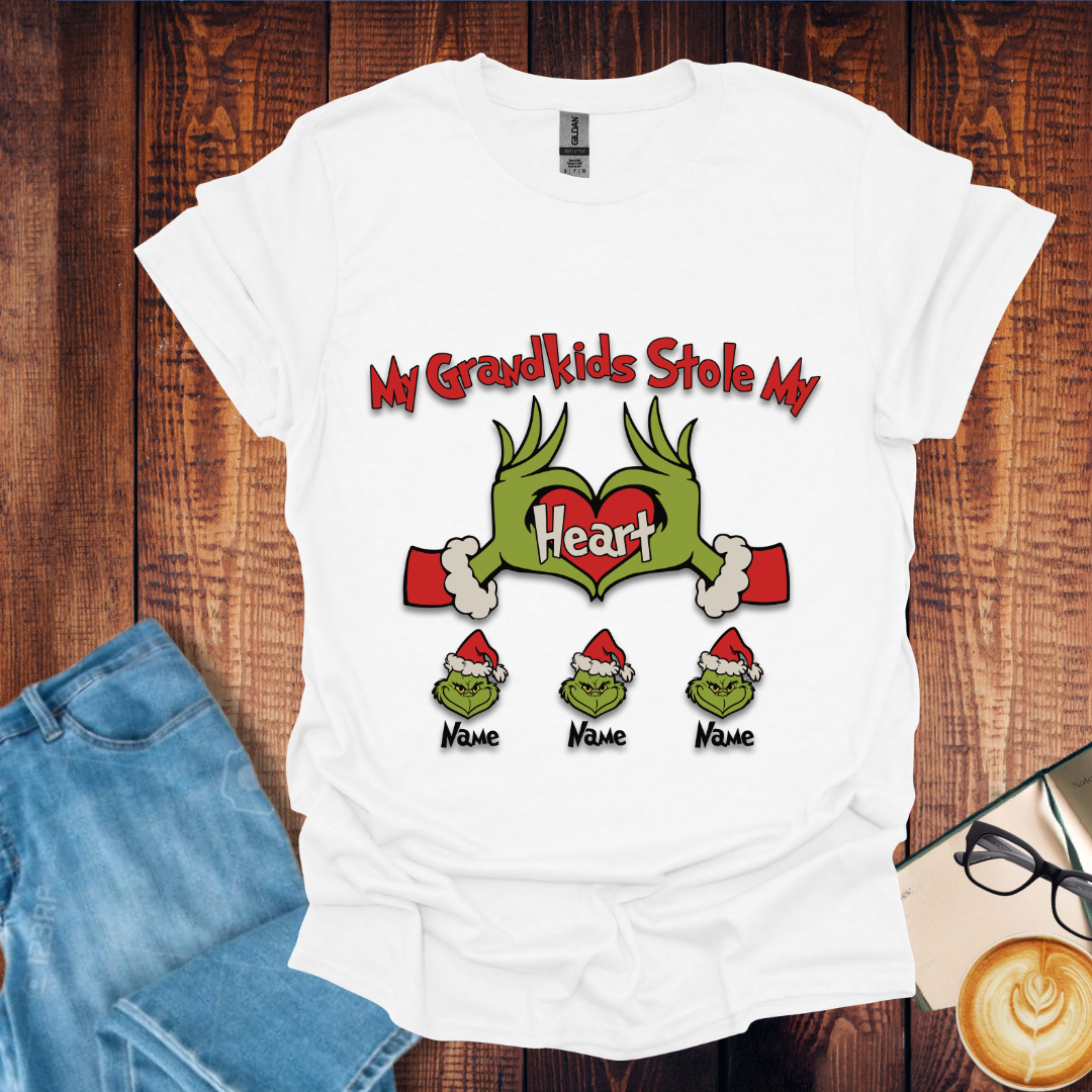 Christmas Grinch-Inspired Grankids Stole My Heart Tee