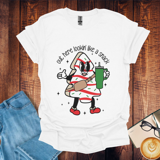 "Out Here Lookin' Like a Snack" Christmas T-Shirt