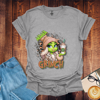 Mama Grinch Coffee Drink Softstyle T-Shirt