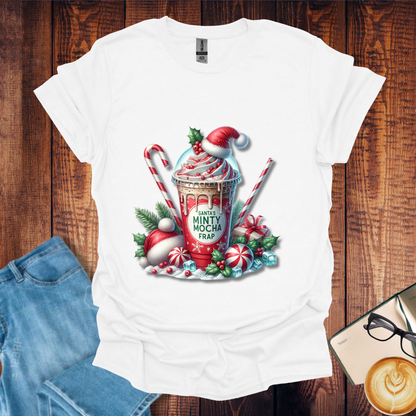 Minty Mocha Frapp Holiday Drink T-Shirt