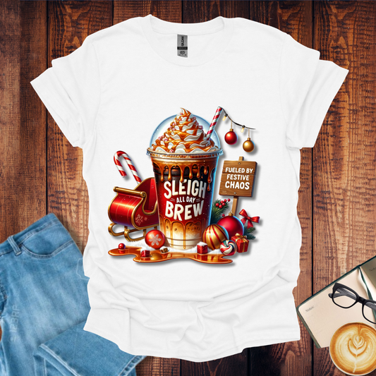 Sleigh All Day Drink Tee