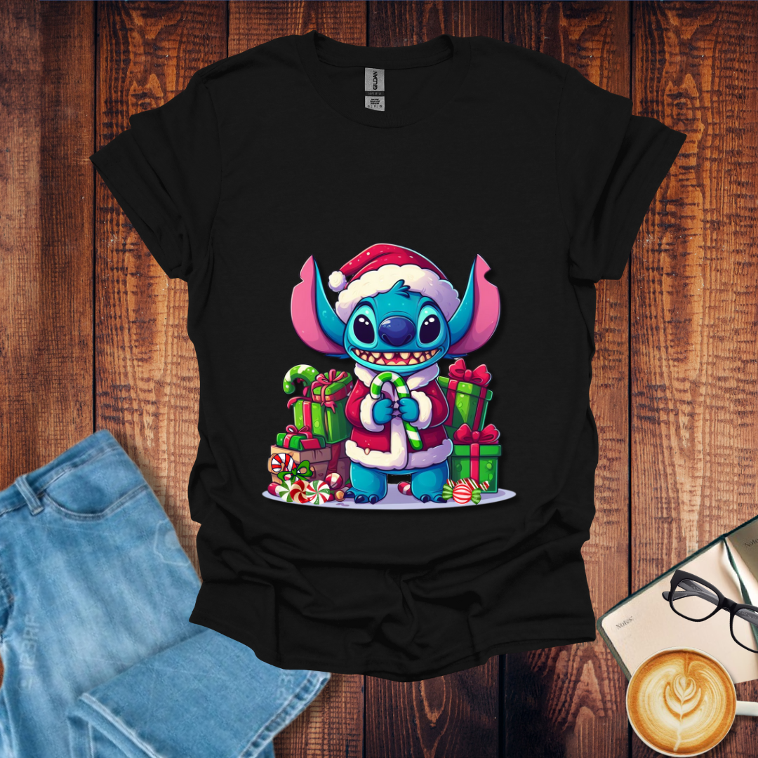 Christmas Disney Stitch T‑Shirt
