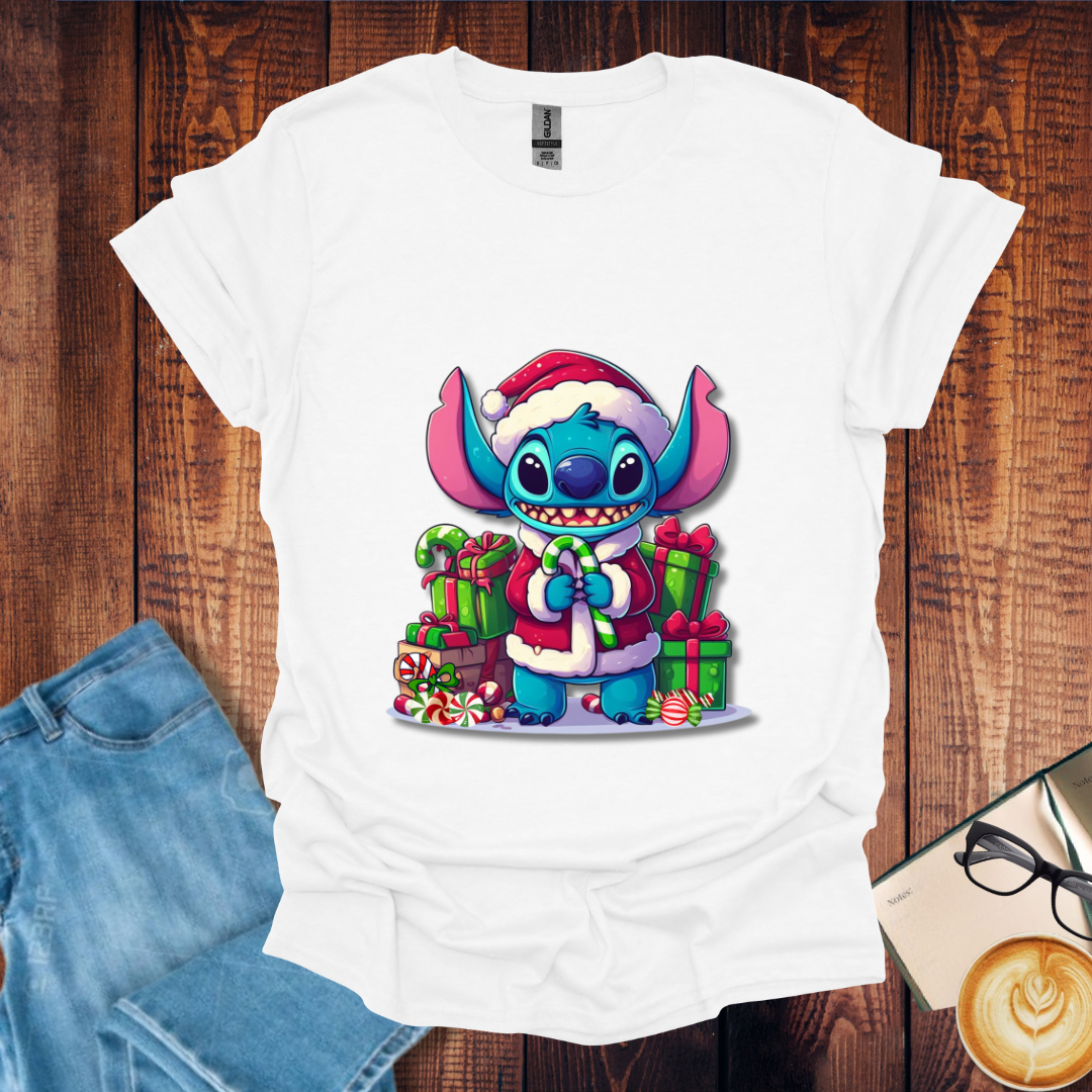 Christmas Disney Stitch T‑Shirt