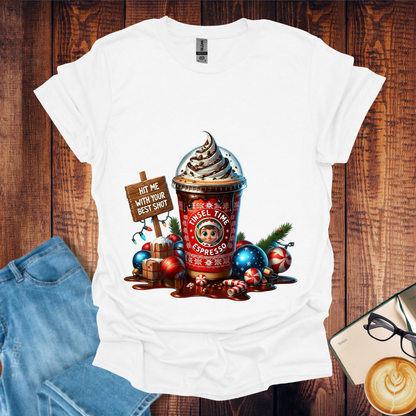 Tinsel Time Espresso Drink  T-Shirt