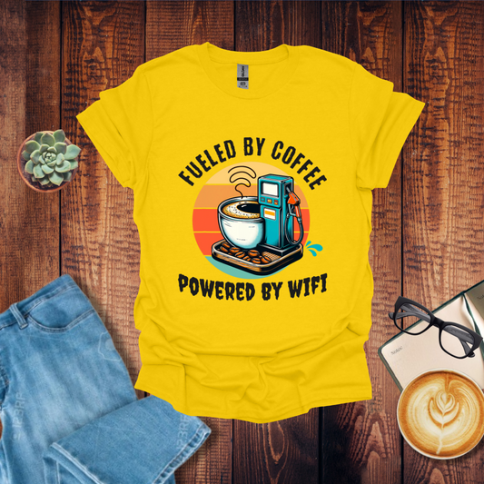 Coffee Lovers and WiFi T-Shirt